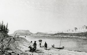 Partie des montagnes Rocheuses, rivière Mackenzie